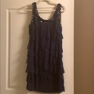 Miss Me Navy Cocktail Dress
